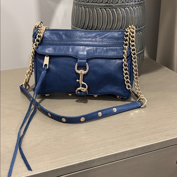 Rebecca minkoff blue crossbody - Picture 9 of 10